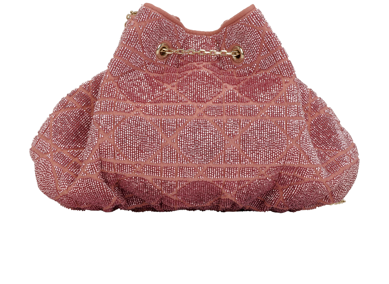 Cannage Bucket Room, &pound;2,200, Handbags, Pink, Canvas, Back view